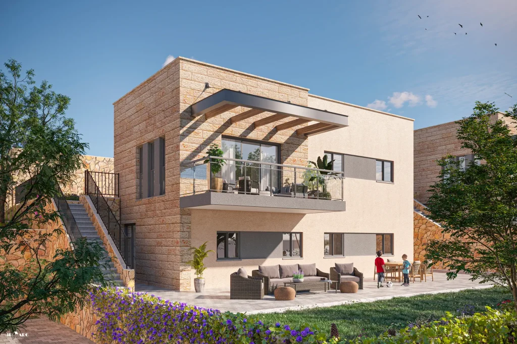 הדמייה הבית במחולה - פרוייקט מחולה מכלול הנדסה